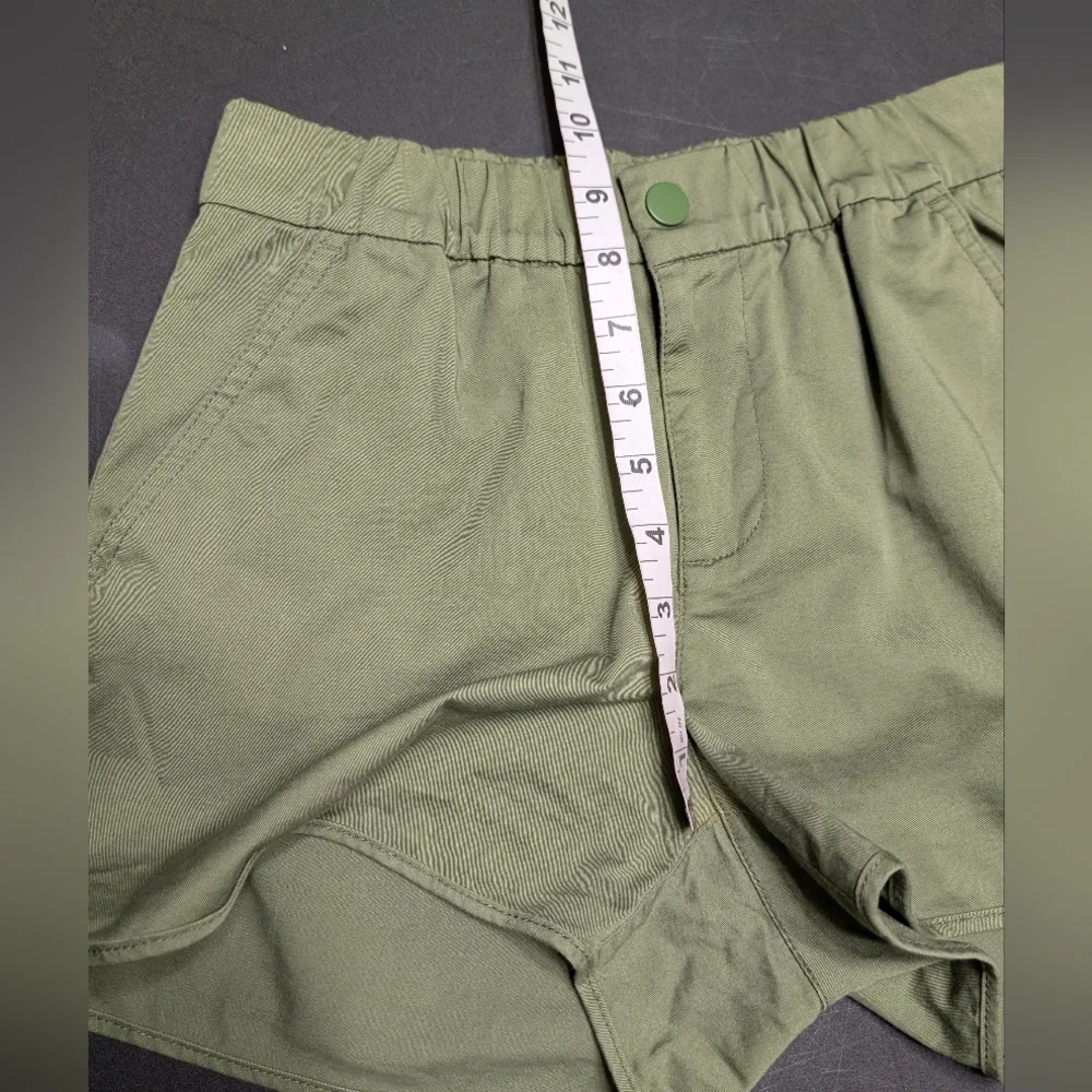 J. Crew Olive Green Pull On Shorts In Lightweight Chino‎ Women's Size XXS